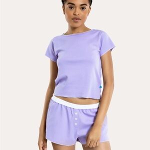 Cozyland Suzie Pajama Set in Lavender NWT
